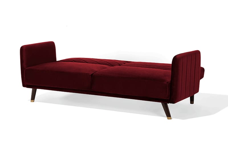 Senja Sovesofa 200 cm - Rød - Sovesofaer - 3 seters sovesofa