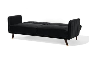 Senja Sovesofa 200 cm - Svart - Møbler - Sofaer - Sovesofaer