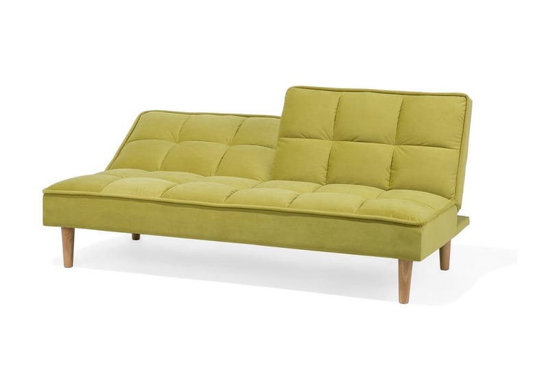 Siljan 3-seter Rektangulær Sammenleggbar Sovesofa 105x177 cm i Fløyel - Grønn - Møbler - Sofaer - Sovesofaer