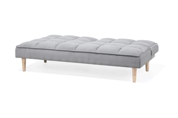 Siljan 3-seter Rektangulær Sovesofa 105x177 cm i Stoff - Grå - Møbler - Sofaer - Sovesofaer