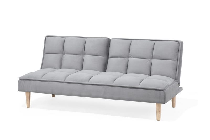 Siljan 3-seter Rektangulær Sovesofa 105x177 cm i Stoff - Grå - Møbler - Sofaer - Sovesofaer