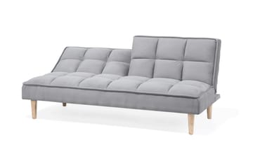 Siljan 3-seter Rektangulær Sovesofa 105x177 cm i Stoff - Grå - Møbler - Sofaer - Sovesofaer