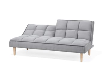 Siljan 3-seter Rektangulær Sovesofa 105x177 cm i Stoff - Grå - Møbler - Sofaer - Sovesofaer