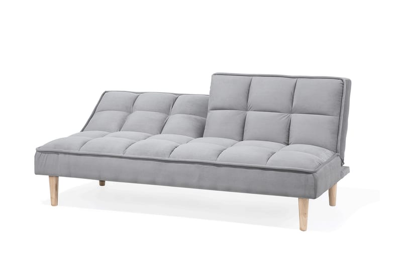 Siljan 3-seter Rektangulær Sovesofa 105x177 cm i Stoff - Grå - Møbler - Sofaer - Sovesofaer