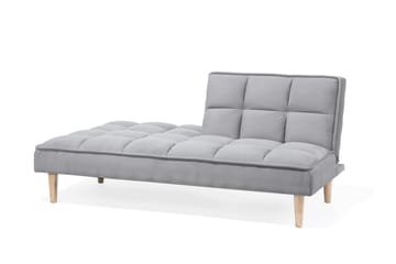 Siljan 3-seter Rektangulær Sovesofa 105x177 cm i Stoff - Grå - Møbler - Sofaer - Sovesofaer