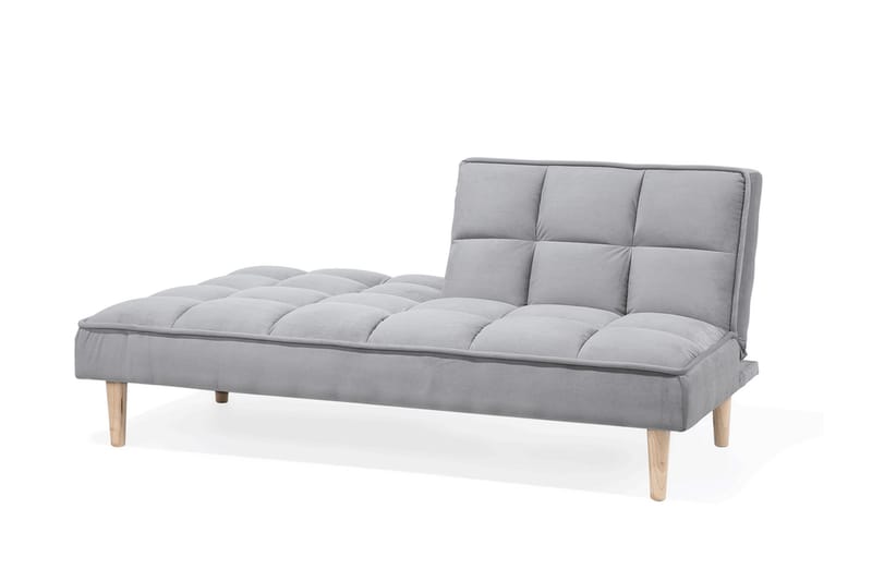 Siljan 3-seter Rektangulær Sovesofa 105x177 cm i Stoff - Grå - Møbler - Sofaer - Sovesofaer