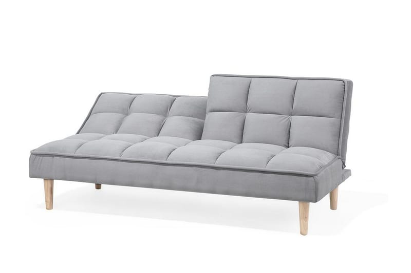Siljan 3-seter Rektangulær Sovesofa 105x177 cm i Stoff - Grå - Møbler - Sofaer - Sovesofaer