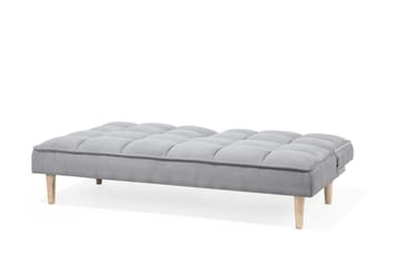 Siljan 3-seter Rektangulær Sovesofa 105x177 cm i Stoff - Grå - Møbler - Sofaer - Sovesofaer