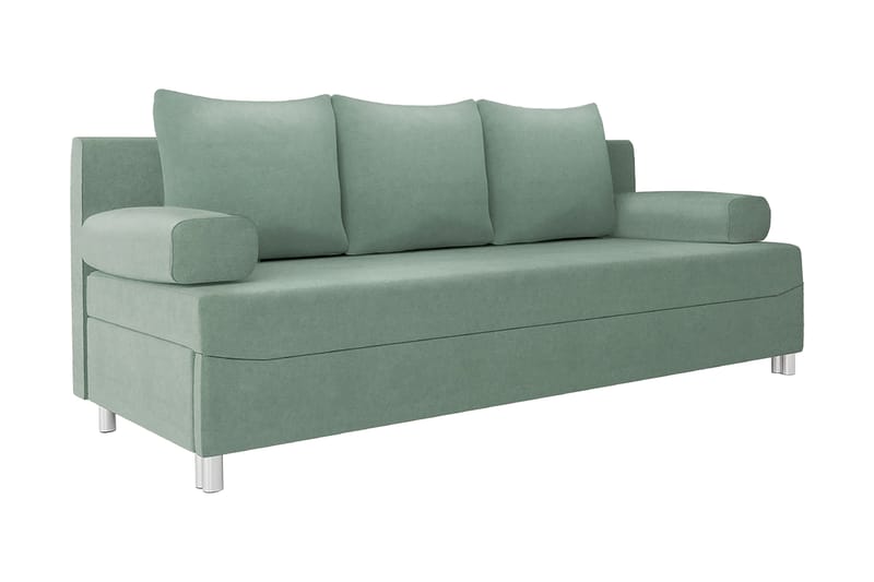 Skatteg Sofa - Grønn - Sovesofaer - 3 seters sovesofa - Fløyel sofaer