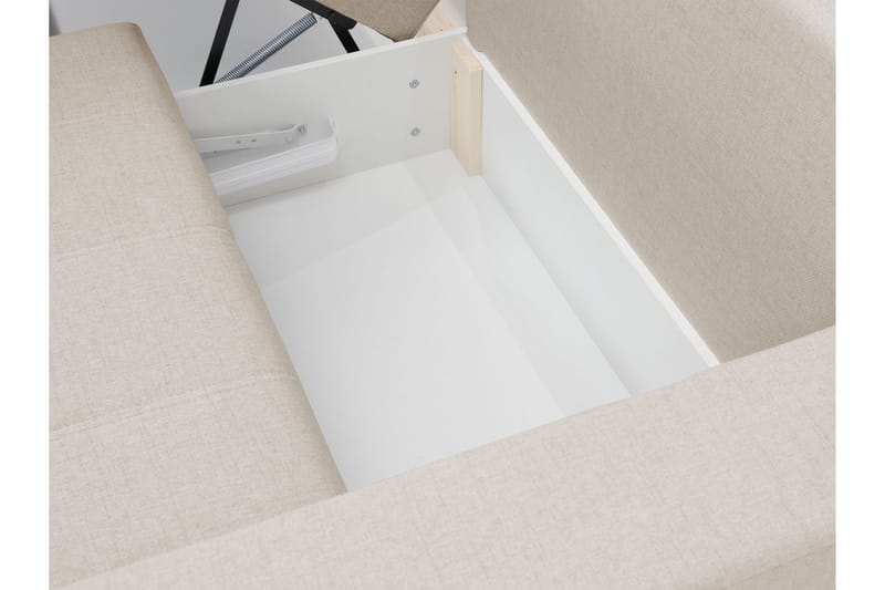 Smolmark Sovesofa med Sjeselong 3-seter - Beige - Møbler - Sofaer - Sovesofaer