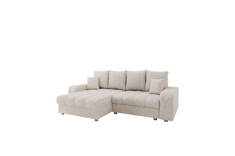 Smolmark Sovesofa med Sjeselong 3-seter - Beige - Møbler - Sofaer - Sovesofaer
