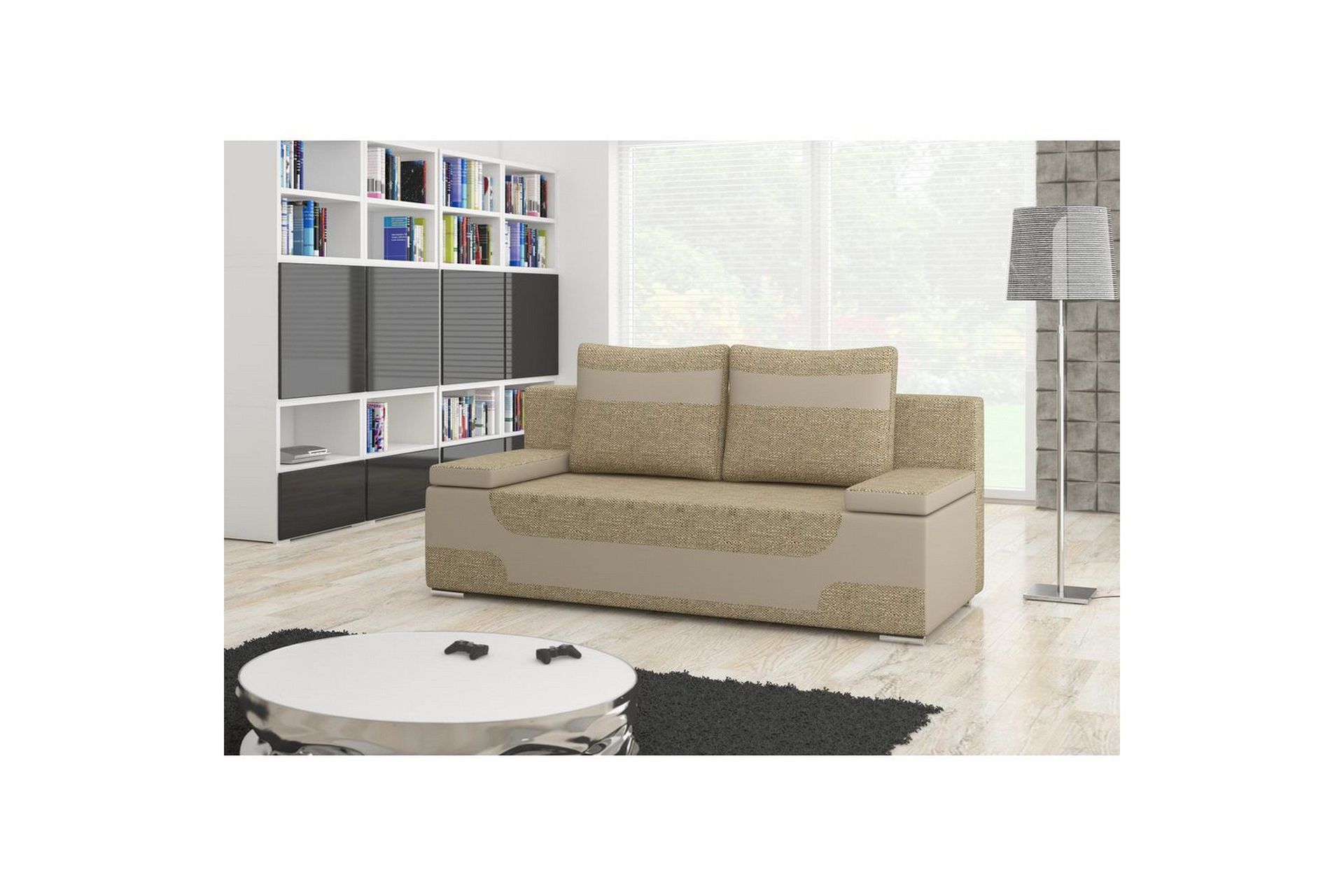 Sofa Eltap Area 200x90x92 cm - Berlin 03, Soft 33, Beige