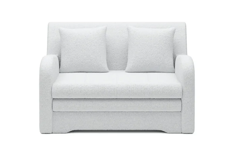Sofa Eltap Ario 130x85x103 cm - Royal 01, Hvit - Møbler - Sofaer - Sovesofaer