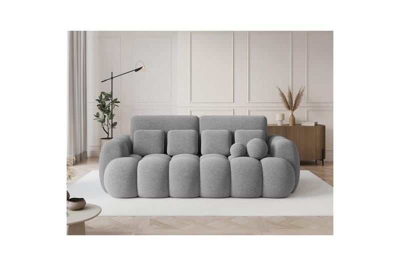 Sofa Eltap Cotonn 256x105x119 cm - Royal 04, Grå - Møbler - Sofaer - Sovesofaer
