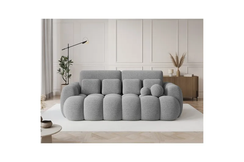 Sofa Eltap Cotonn 256x105x119 cm - Royal 04, Grå - Møbler - Sofaer - Sovesofaer
