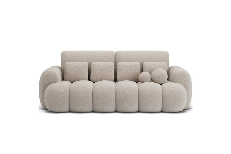 Sofa Eltap Cotonn 256x105x119 cm - Royal 18, Beige - Møbler - Sofaer - Sovesofaer