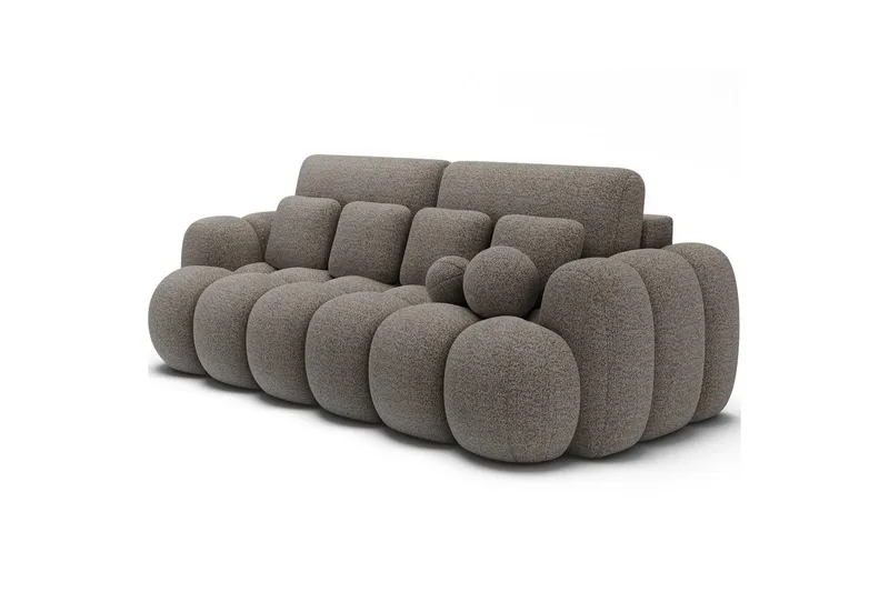 Sofa Eltap Cotonn 256x105x119 cm - Royal 20, Beige - Møbler - Sofaer - Sovesofaer