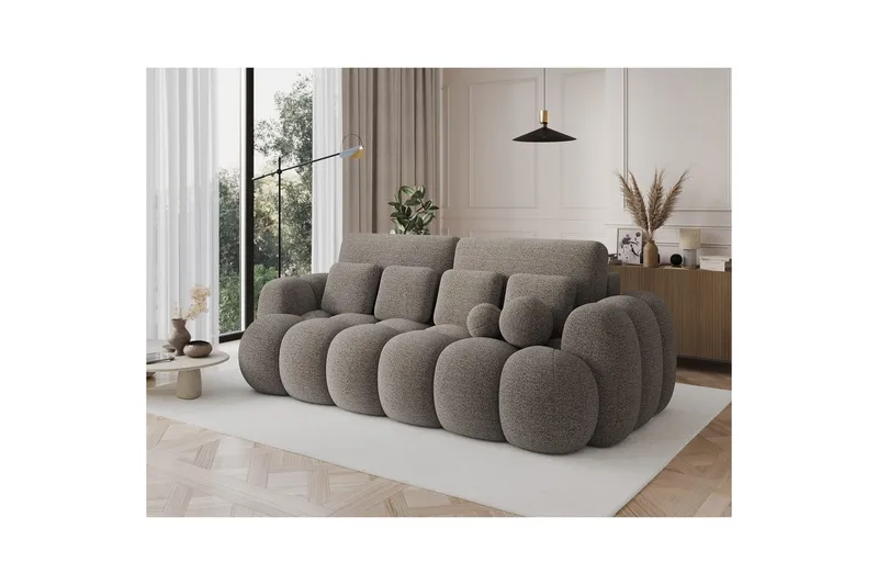 Sofa Eltap Cotonn 256x105x119 cm - Royal 20, Beige - Møbler - Sofaer - Sovesofaer