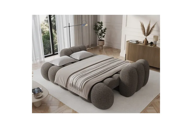 Sofa Eltap Cotonn 256x105x119 cm - Royal 20, Beige - Møbler - Sofaer - Sovesofaer