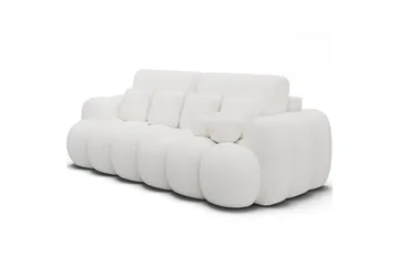 Sofa Eltap Cotonn 256x105x119 cm - Paolli 01, Hvit - Møbler - Sofaer - Sovesofaer