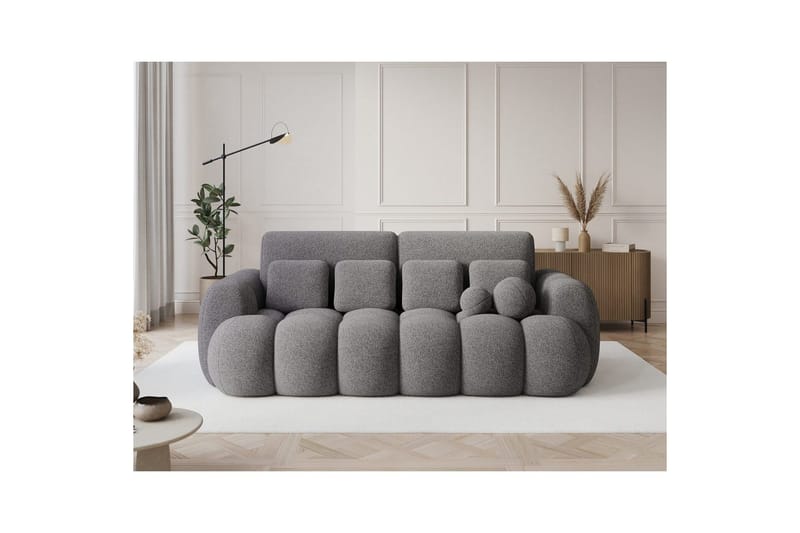 Sofa Eltap Cotonn 256x105x119 cm - Paolli 04, Grå - Møbler - Sofaer - Sovesofaer