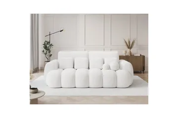 Sofa Eltap Cotonn 256x105x119 cm - Paolli 01, Hvit - Møbler - Sofaer - Sovesofaer