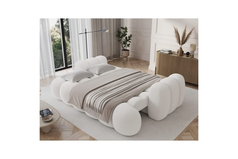 Sofa Eltap Cotonn 256x105x119 cm - Paolli 01, Hvit - Møbler - Sofaer - Sovesofaer