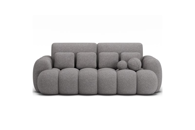 Sofa Eltap Cotonn 256x105x119 cm - Paolli 04, Grå - Møbler - Sofaer - Sovesofaer