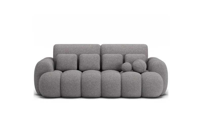 Sofa Eltap Cotonn 256x105x119 cm, Paolli 04, Grå