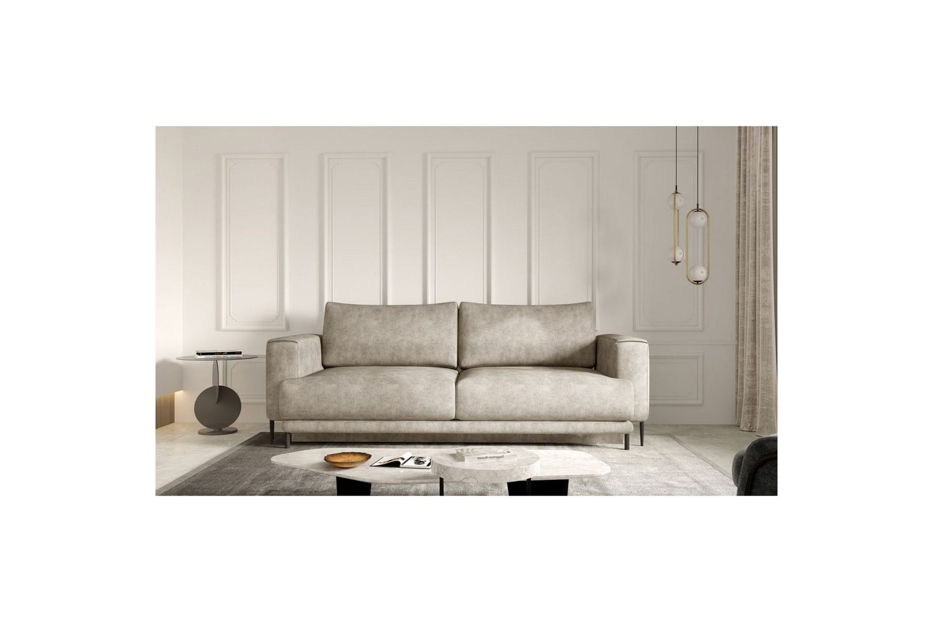 Sofa Eltap Dalia 248x84x95 cm - Leve 18, Beige