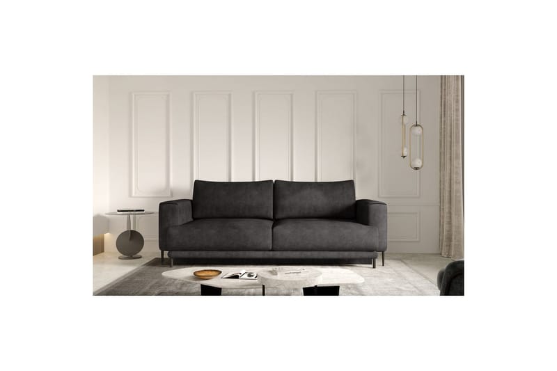 Sofa Eltap Dalia 248x84x95 cm - Leve 6, Mørk Grå - Møbler - Sofaer - Sovesofaer
