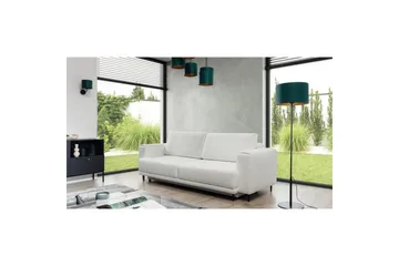 Sofa Eltap Dalia 248x84x95 cm - Royal 01, Hvit - Møbler - Sofaer - Sovesofaer