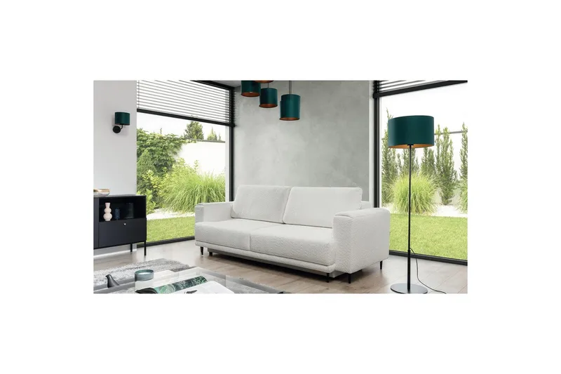 Sofa Eltap Dalia 248x84x95 cm - Royal 01, Hvit - Møbler - Sofaer - Sovesofaer