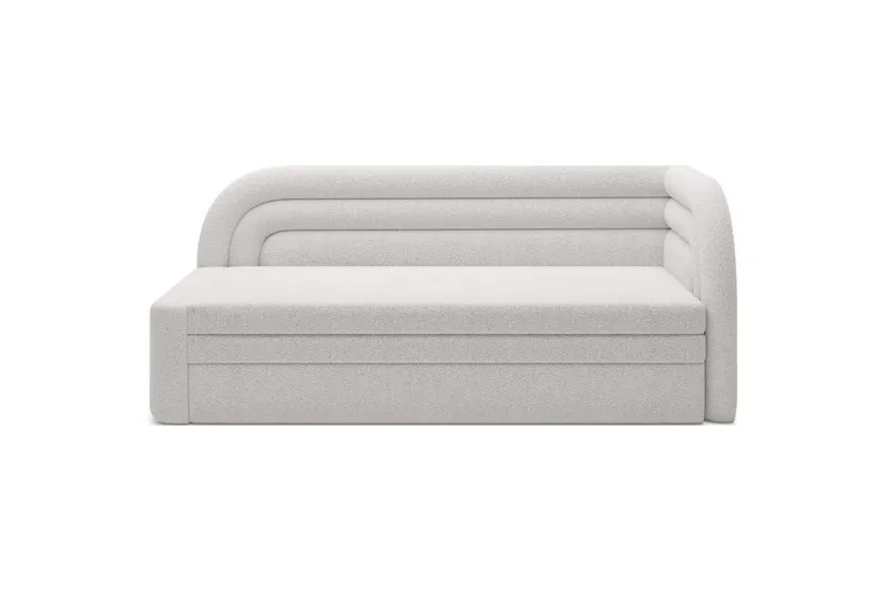 Sofa Eltap Fabillo 223x86x80 cm - Royal 01, Hvit, Høyre - Møbler - Sofaer - Sovesofaer