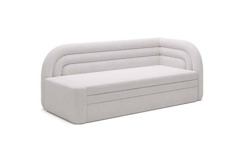 Sofa Eltap Fabillo 223x86x80 cm - Royal 01, Hvit, Høyre - Møbler - Sofaer - Sovesofaer