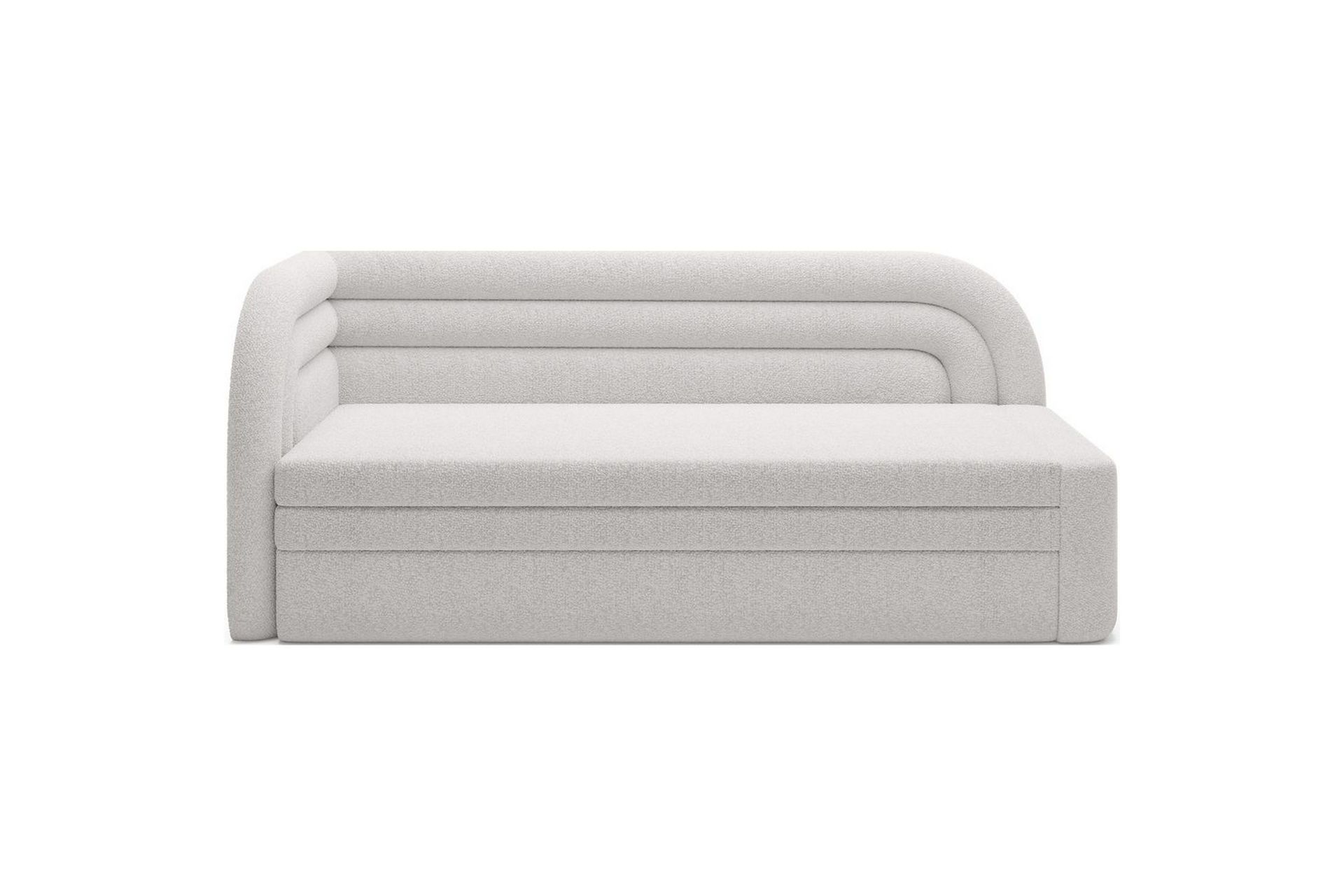 Sofa Eltap Fabillo 223x86x80 cm - Royal 01, Hvit, Venstre