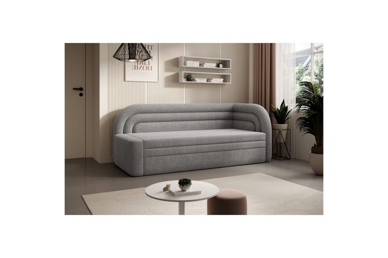 Sofa Eltap Fabillo 223x86x80 cm - Royal 04, Lys grå, Høyre - Møbler - Sofaer - Sovesofaer