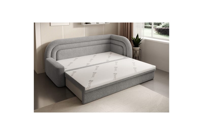 Sofa Eltap Fabillo 223x86x80 cm - Royal 04, Lys grå, Høyre - Møbler - Sofaer - Sovesofaer