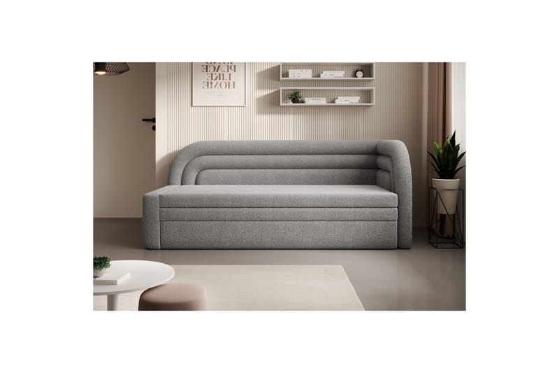 Sofa Eltap Fabillo 223x86x80 cm - Royal 04, Lys grå, Høyre - Møbler - Sofaer - Sovesofaer