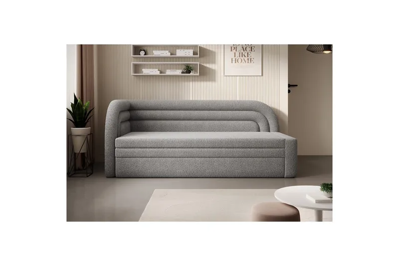 Sofa Eltap Fabillo 223x86x80 cm - Royal 04, Lys grå, Venstre - Møbler - Sofaer - Sovesofaer