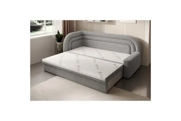 Sofa Eltap Fabillo 223x86x80 cm - Royal 04, Lys grå, Venstre - Møbler - Sofaer - Sovesofaer