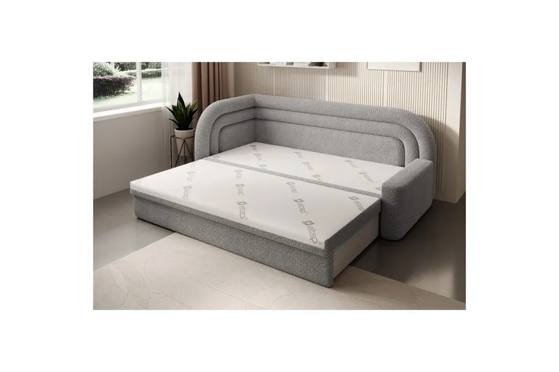 Sofa Eltap Fabillo 223x86x80 cm - Royal 04, Lys grå, Venstre - Møbler - Sofaer - Sovesofaer