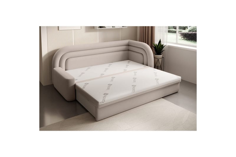 Sofa Eltap Fabillo 223x86x80 cm - Sola 18, Grå, Høyre - Møbler - Sofaer - Sovesofaer