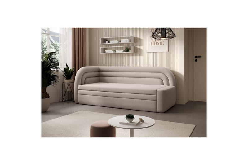 Sofa Eltap Fabillo 223x86x80 cm - Sola 18, Grå, Venstre - Møbler - Sofaer - Sovesofaer