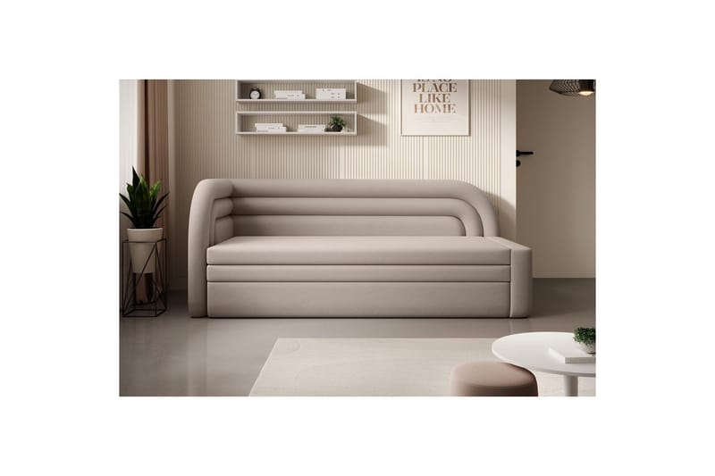 Sofa Eltap Fabillo 223x86x80 cm - Sola 18, Grå, Venstre - Møbler - Sofaer - Sovesofaer