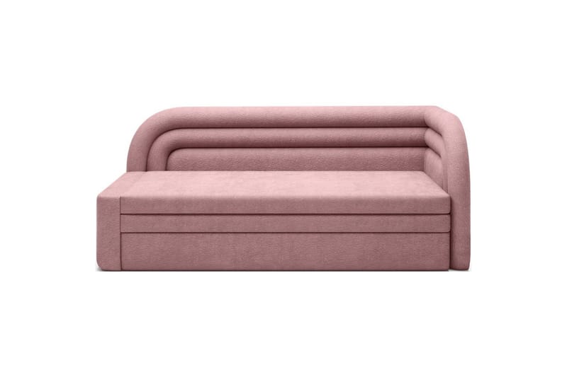 Sofa Eltap Fabillo 223x86x80 cm - Touch 24, rosa, Høyre - Møbler - Sofaer - Sovesofaer