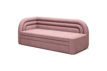 Sofa Eltap Fabillo 223x86x80 cm - Touch 24, rosa, Venstre - Møbler - Sofaer - Sovesofaer
