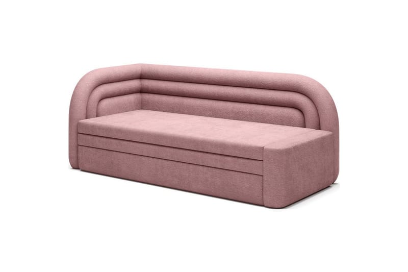 Sofa Eltap Fabillo 223x86x80 cm - Touch 24, rosa, Venstre - Møbler - Sofaer - Sovesofaer