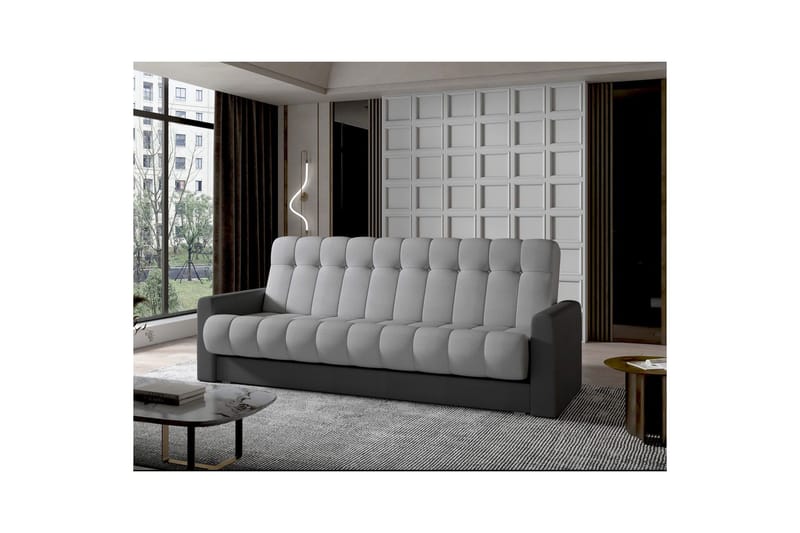 Sofa Eltap Garett 212x85x90 cm - Monolith 85, Monolith 97, Grå, Mørk grå - Møbler - Sofaer - Sovesofaer