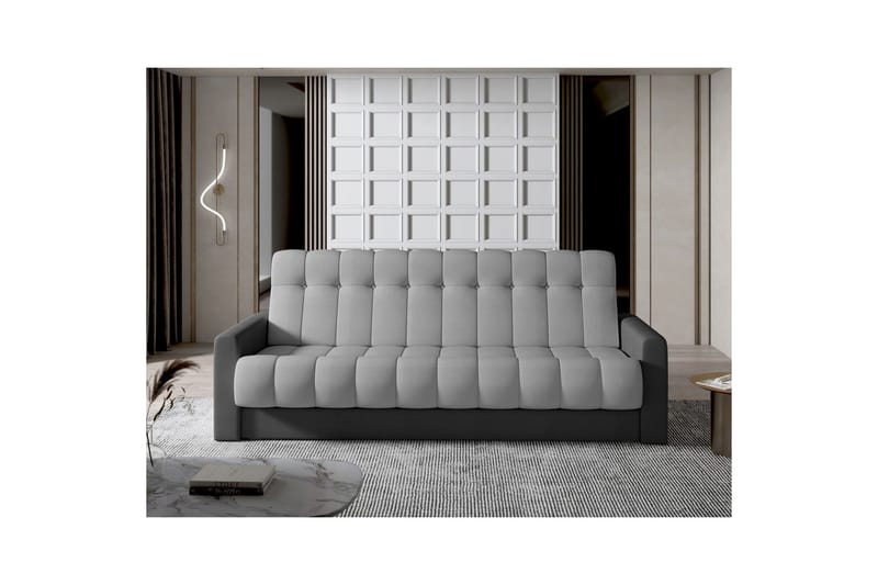 Sofa Eltap Garett 212x85x90 cm - Monolith 85, Monolith 97, Grå, Mørk grå - Møbler - Sofaer - Sovesofaer